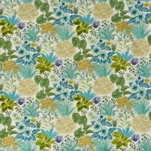 green botanical cotton fabric from Prestigious Textiles