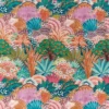 multicolour botanical cotton fabric from Prestigious Textiles