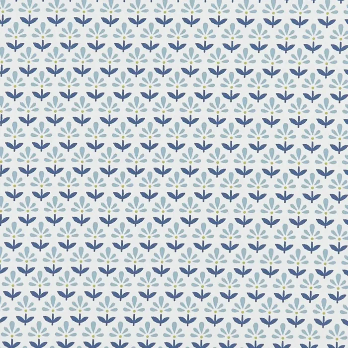 Fleur Fabric - Denim swatch