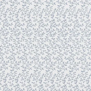 blue botanical cotton fabric from Studio G