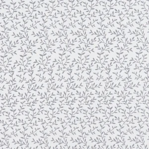 black-grey botanical cotton fabric from Studio G