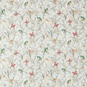 neutral botanical cotton fabric from Studio G