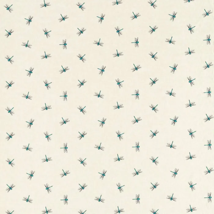Damsel Fabric - Teal swatch