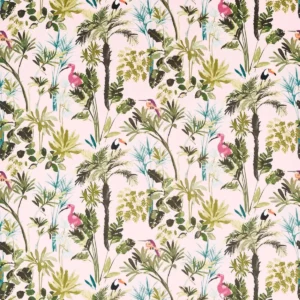 pink botanical printed fabric from Studio G