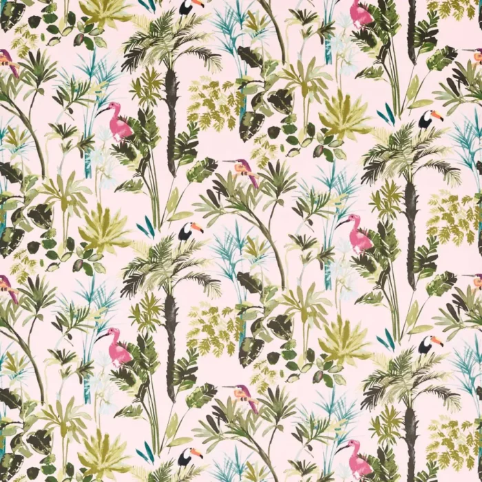Palm Fabric - Blush / Velvet – Blush Velvet swatch