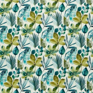 green botanical printed fabric from Studio G