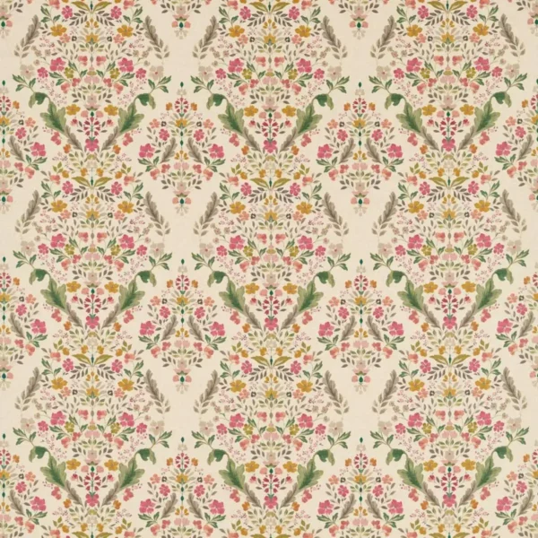 Gawthorpe Fabric - Autumn by multicolour botanical cotton fabric from Studio G