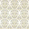 black-grey botanical cotton fabric from Studio G