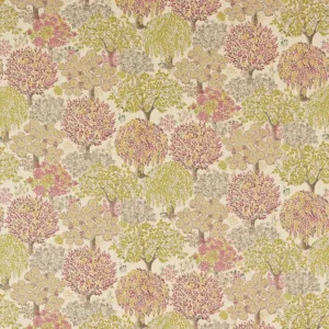green botanical cotton fabric from Studio G