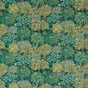 green botanical cotton fabric from Studio G