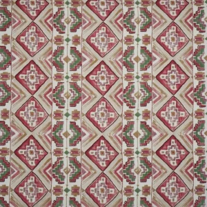 red traditional printed fabric from Prestigious Textiles