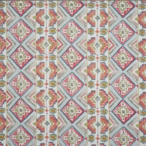 multicolour traditional printed fabric from Prestigious Textiles