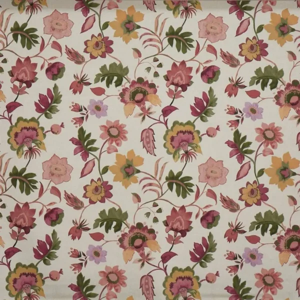 Fleur Fabric - Samba by multicolour botanical printed fabric from Prestigious Textiles