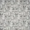 black-grey traditional printed fabric from Prestigious Textiles