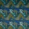 blue botanical velvet-chenille fabric from Prestigious Textiles