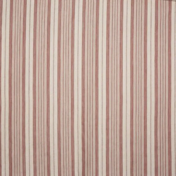 Maltese Fabric - Sunset by red striped woven fabric from Prestigious Textiles