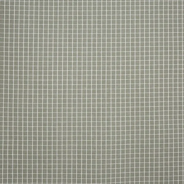 Gozo Fabric - Basil by green geometric woven fabric from Prestigious Textiles