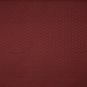 red geometric jacquard fabric from Prestigious Textiles