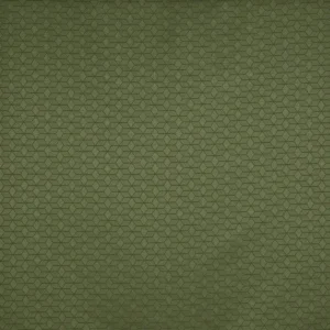 green geometric jacquard fabric from Prestigious Textiles
