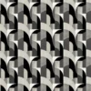 black-grey geometric cotton fabric from Prestigious Textiles