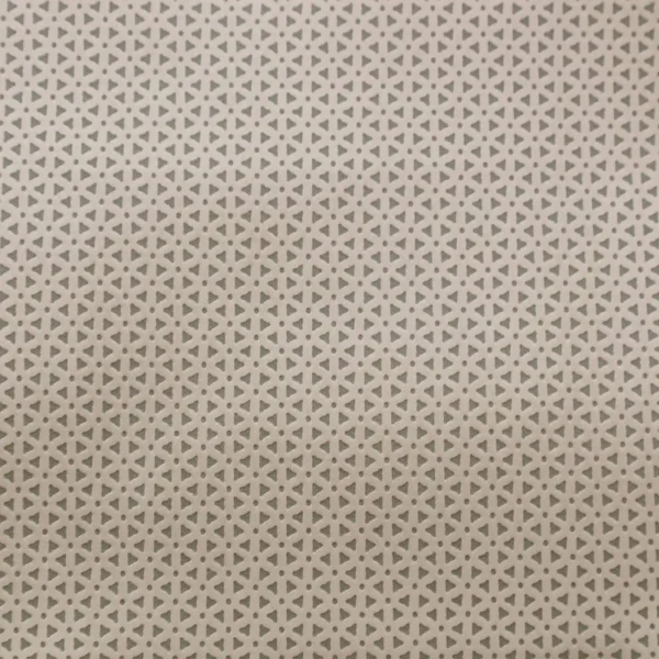 Loreto Fabric - Stone by neutral geometric velvet-chenille fabric from Studio G