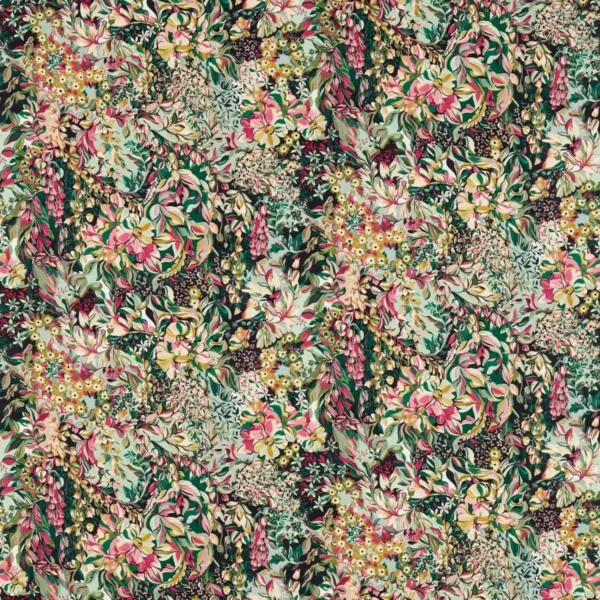 multicolour botanical cotton fabric from Studio G