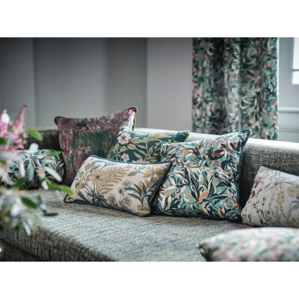Elmsdale Fabric - Forest / Linen by Elmsdale Fabric - Forest / Linen from