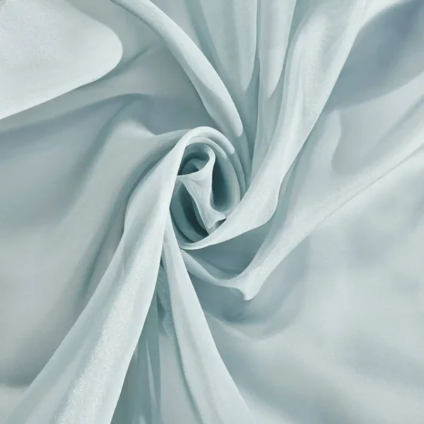 Enamel Fabric - Mineral by blue plain voile-sheer fabric from Prestigious Textiles