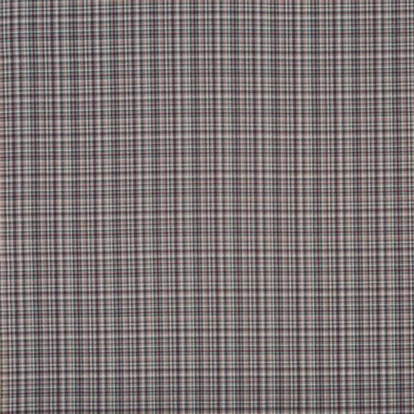 Walton Fabric - Thistle by black-grey checked woven fabric from Prestigious Textiles