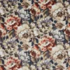 multicolour botanical velvet-chenille fabric from Prestigious Textiles