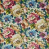multicolour botanical velvet-chenille fabric from Prestigious Textiles