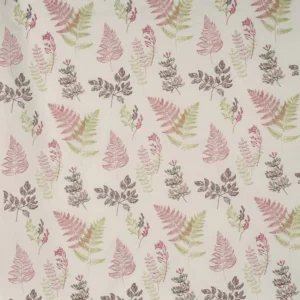 multicolour botanical embroideried fabric from Prestigious Textiles