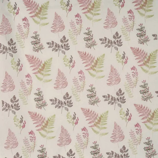 multicolour botanical embroideried fabric from Prestigious Textiles