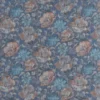 blue botanical velvet-chenille fabric from Prestigious Textiles