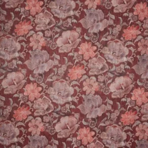 multicolour botanical velvet-chenille fabric from Prestigious Textiles