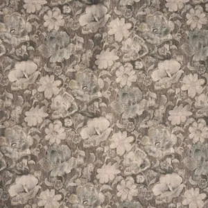 brown botanical velvet-chenille fabric from Prestigious Textiles