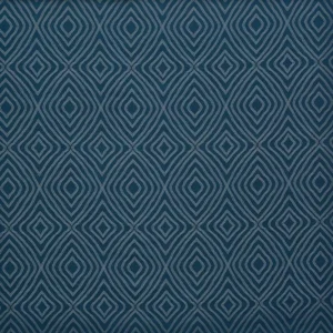blue geometric jacquard fabric from Prestigious Textiles