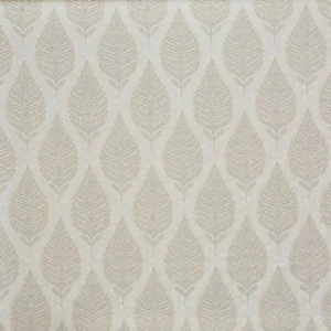black-grey botanical jacquard fabric from Prestigious Textiles