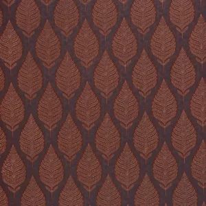 blue botanical jacquard fabric from Prestigious Textiles