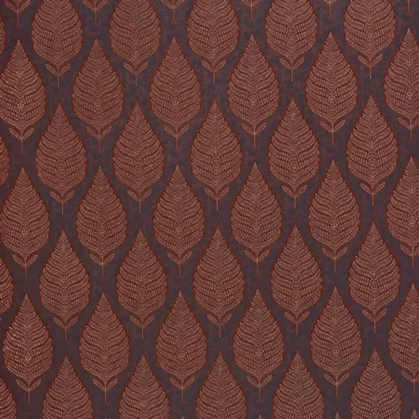 Treasure Fabric - Tigers Eye by blue botanical jacquard fabric from Prestigious Textiles
