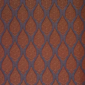 blue botanical jacquard fabric from Prestigious Textiles