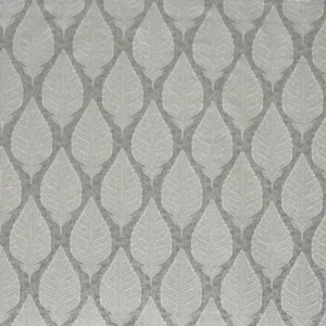 black-grey botanical jacquard fabric from Prestigious Textiles