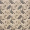 black-grey botanical jacquard fabric from Prestigious Textiles