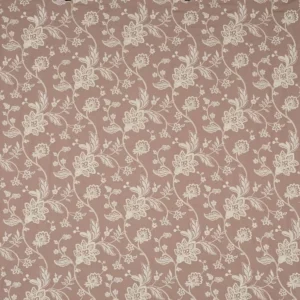 purple botanical embroideried fabric from Prestigious Textiles
