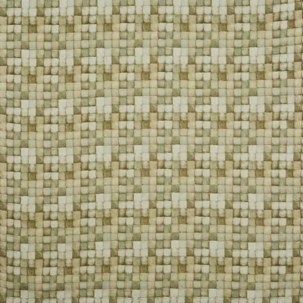Highgate Fabric - Ochre by yellow geometric woven fabric from Prestigious Textiles
