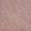 pink geometric embroideried fabric from Prestigious Textiles
