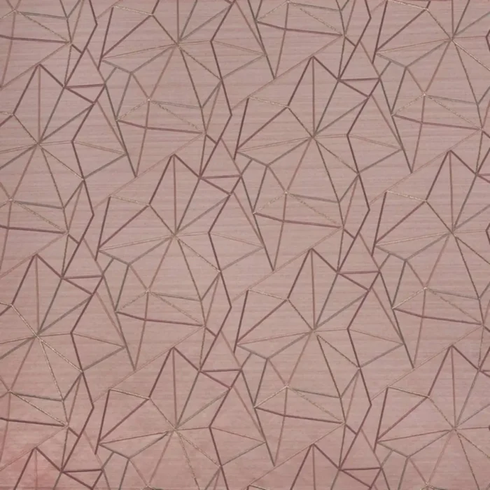 Fraction Fabric - Rose Quartz swatch