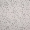 black-grey geometric embroideried fabric from Prestigious Textiles