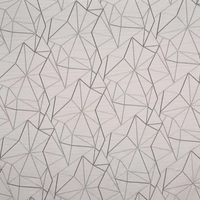 Fraction Fabric - Sterling swatch