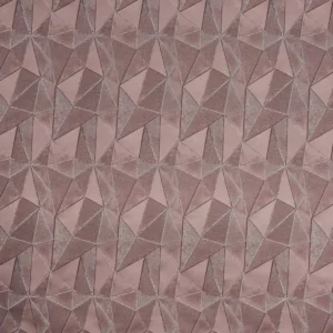 pink geometric jacquard fabric from Prestigious Textiles